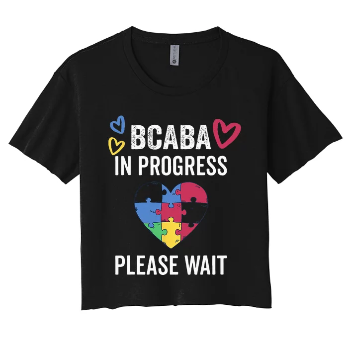 BCABA In Progress Future BCBA Women's Crop Top Tee