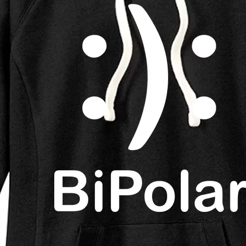 Bipolar Smiley Women's Fleece Hoodie