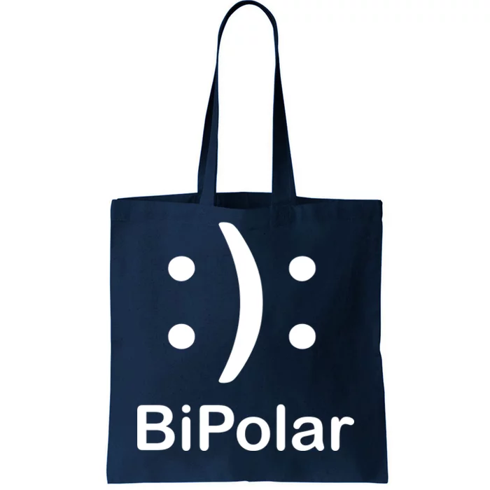 Bipolar Smiley Tote Bag