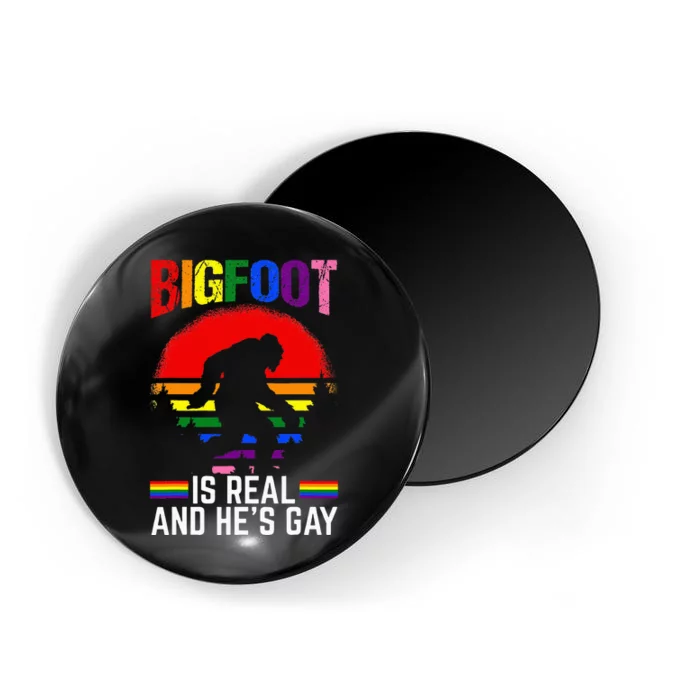 Bigfoot Is Real And Hes Gay Sasquatch Yeti Magnet