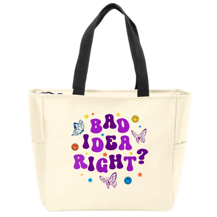 Bad Idea Right Guts 2024 Zip Tote Bag