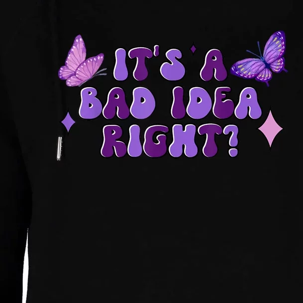 Bad Idea Right Guts 2024 Womens Funnel Neck Pullover Hood