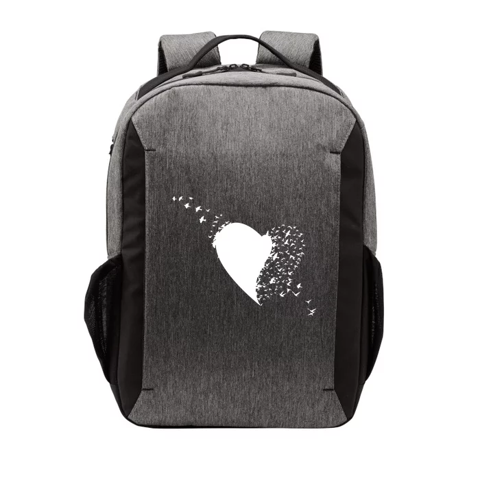 Bird Flocking Heart Vector Backpack