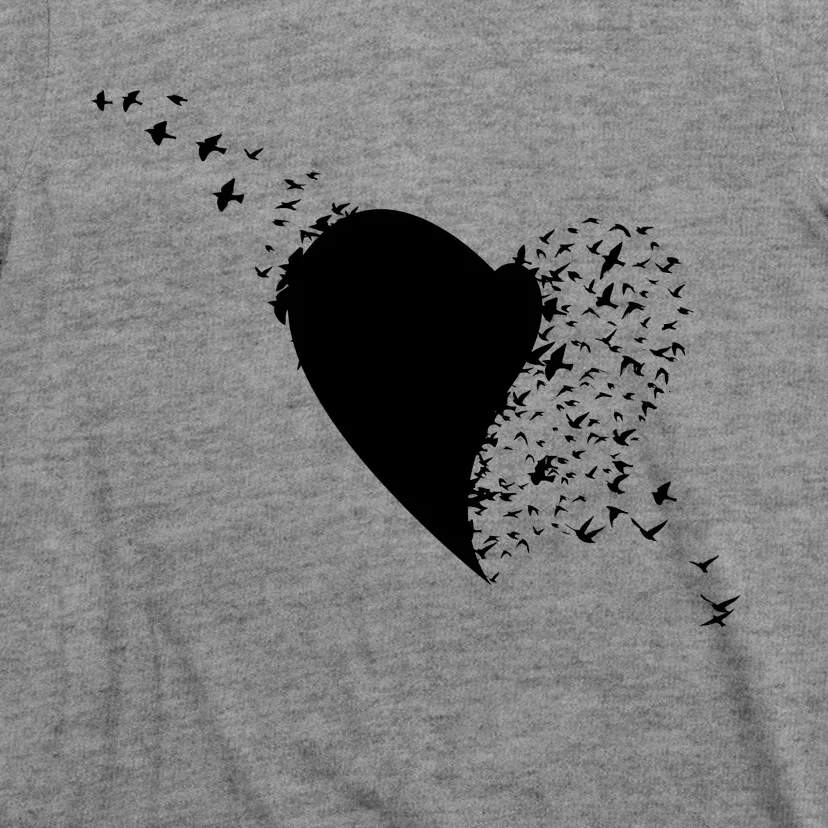 Bird Flocking Heart T-Shirt