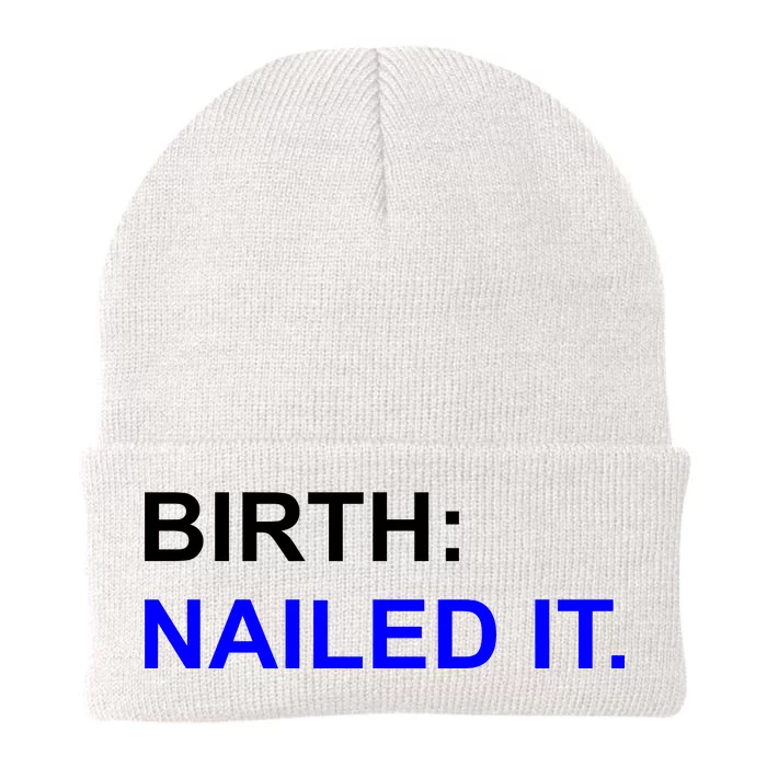 Birth: Nailed It. Funny Knit Cap Winter Beanie