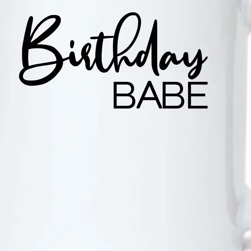 Birthday Babe Black Color Changing Mug