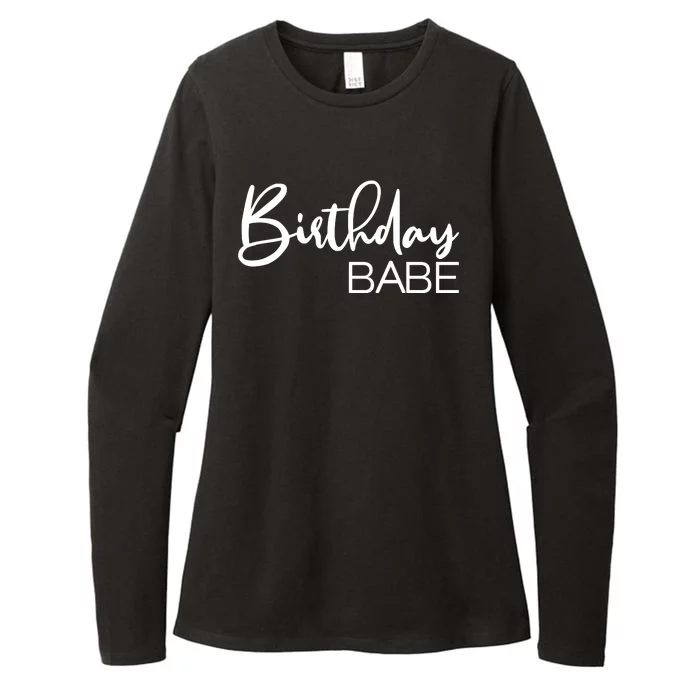 Birthday Babe Womens CVC Long Sleeve Shirt