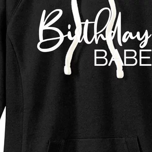 Birthday Babe Women's Fleece Hoodie