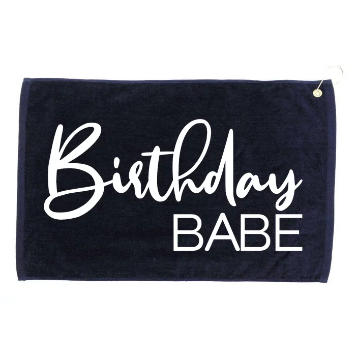 Birthday Babe Grommeted Golf Towel