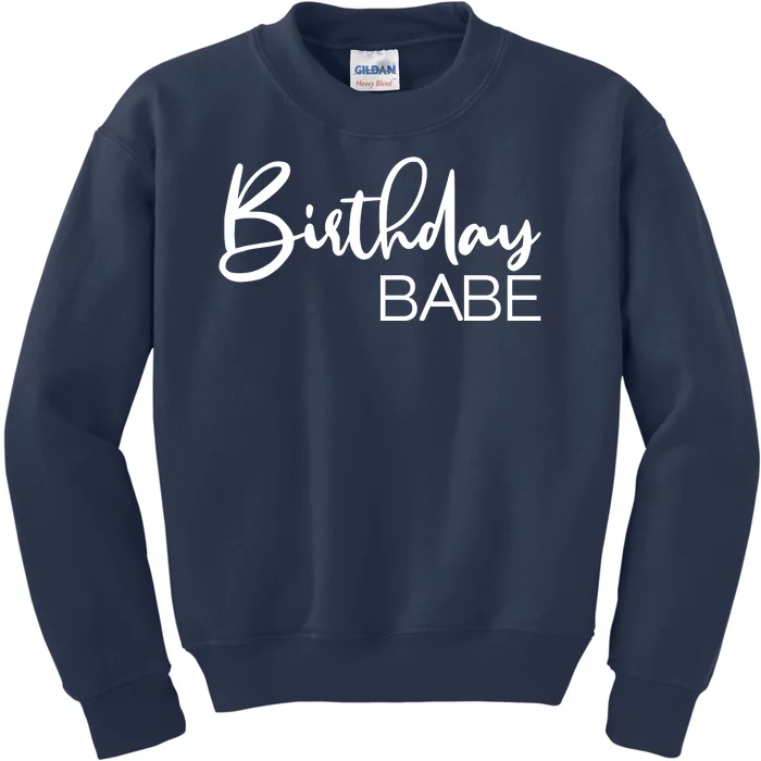 Birthday Babe Kids Sweatshirt