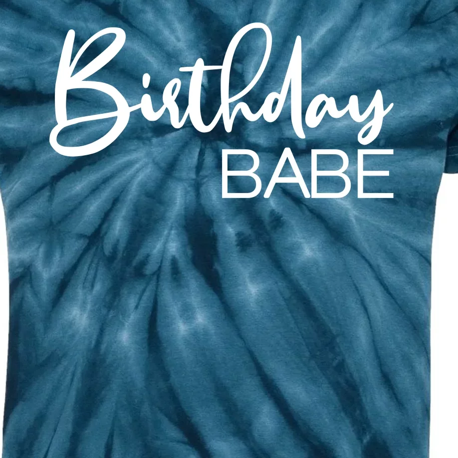 Birthday Babe Kids Tie-Dye T-Shirt