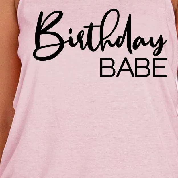 Birthday Babe Women's Knotted Racerback Tank