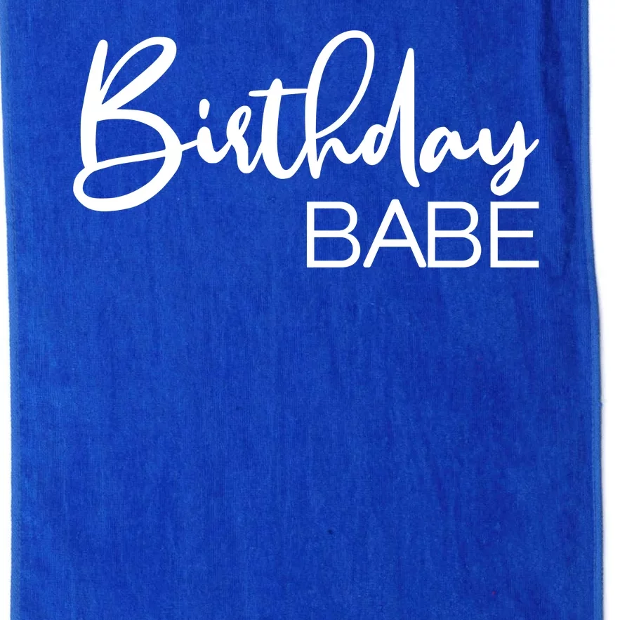 Birthday Babe Platinum Collection Golf Towel