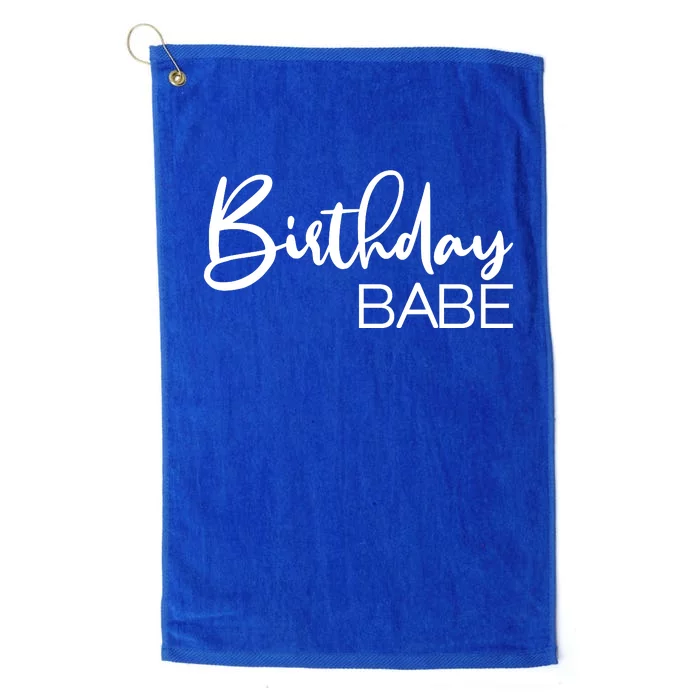 Birthday Babe Platinum Collection Golf Towel