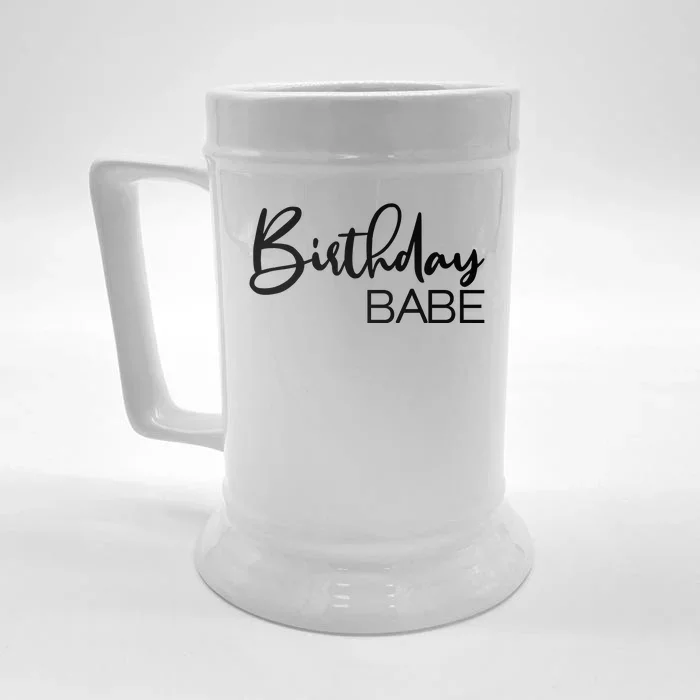 Birthday Babe Front & Back Beer Stein