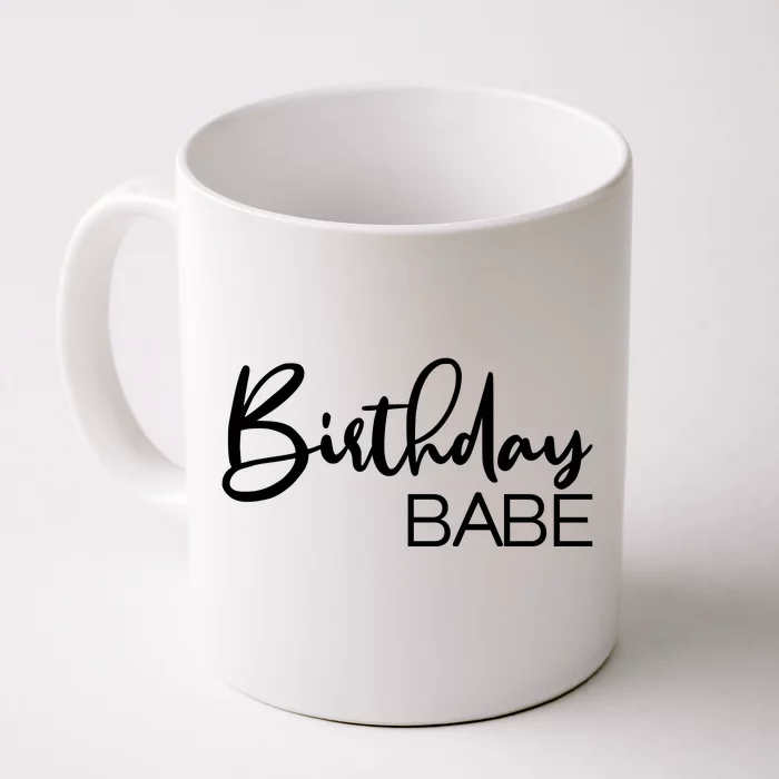 Birthday Babe Front & Back Coffee Mug