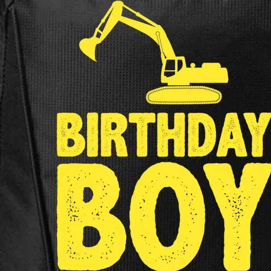 Birthday Boy Construction Crew City Backpack