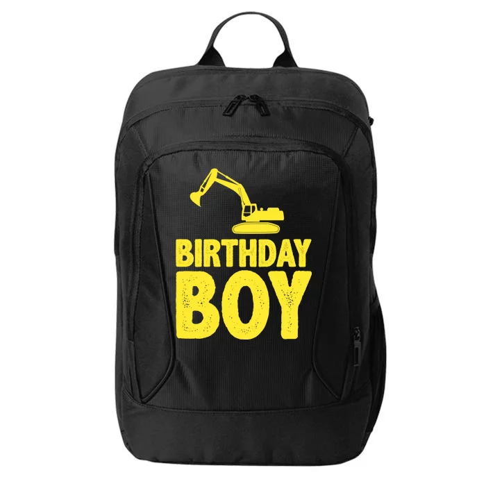 Birthday Boy Construction Crew City Backpack