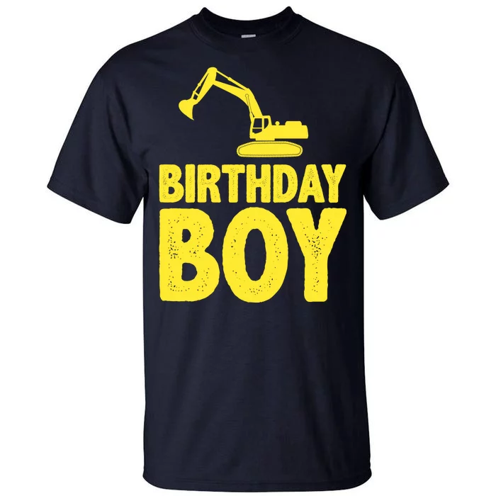 Birthday Boy Construction Crew Tall T-Shirt