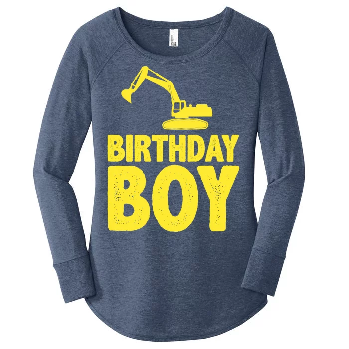 Birthday Boy Construction Crew Women's Perfect Tri Tunic Long Sleeve Shirt