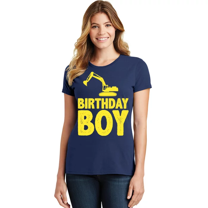 Birthday Boy Construction Crew Women's T-Shirt