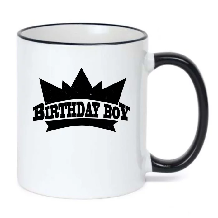 Birthday Boy Crown Classic Logo Black Color Changing Mug