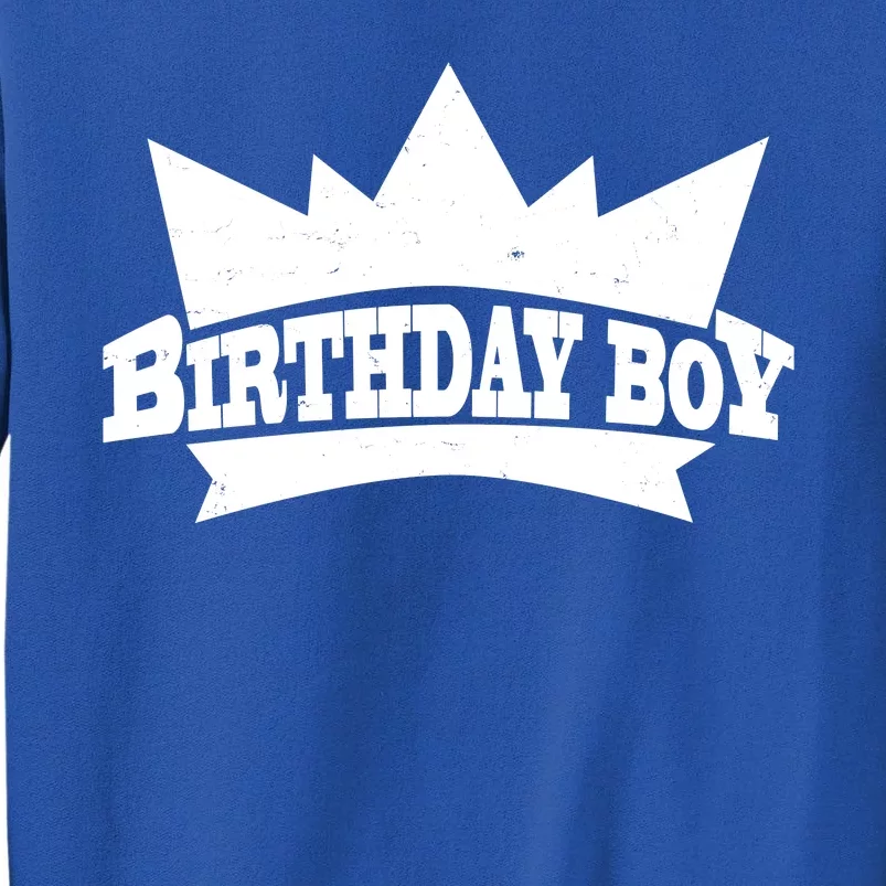 Birthday Boy Crown Classic Logo Sweatshirt