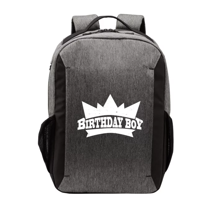 Birthday Boy Crown Classic Logo Vector Backpack