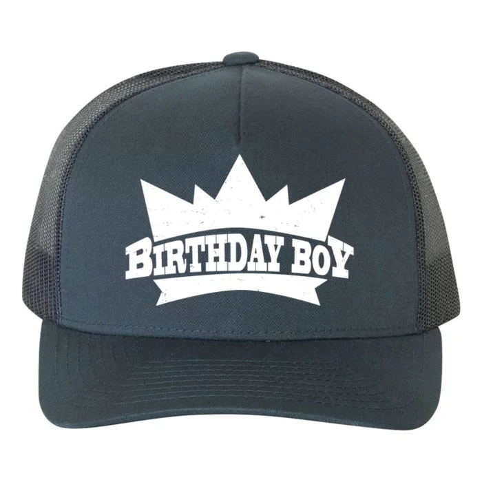 Birthday Boy Crown Classic Logo Yupoong Adult 5-Panel Trucker Hat