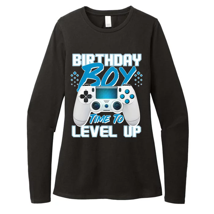 Birthday Boy Time To Level Up Video Gamer Womens CVC Long Sleeve Shirt