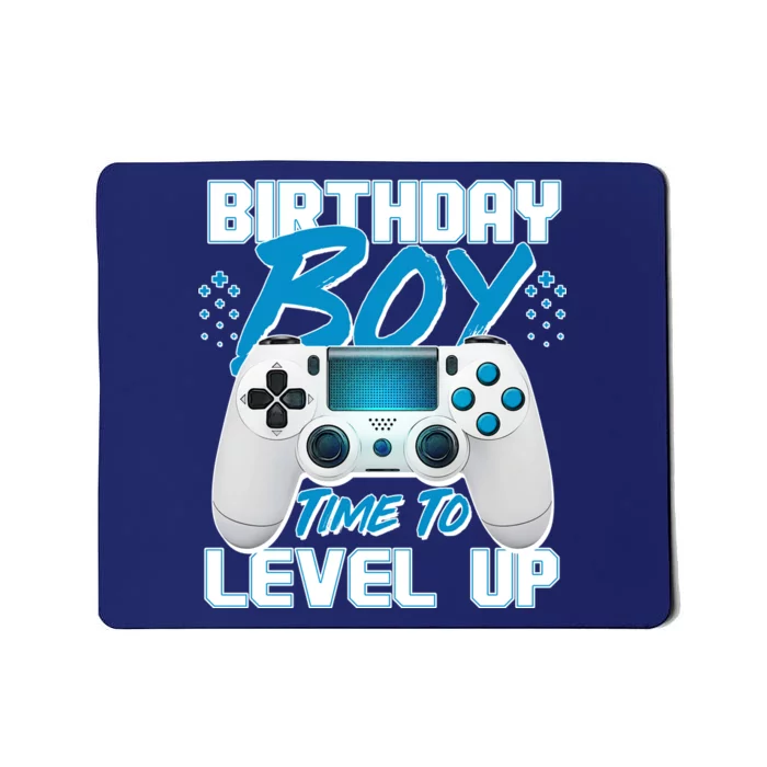 Birthday Boy Time To Level Up Video Gamer Mousepad