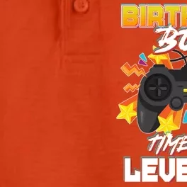 Birthday Boy Time to Level Up Video Gamer Cute Funny Dry Zone Grid Performance Polo