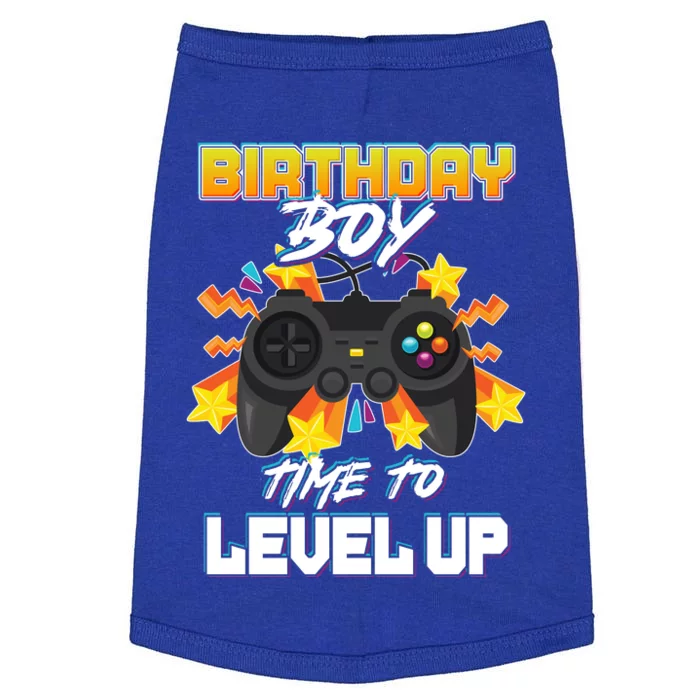 Birthday Boy Time to Level Up Video Gamer Cute Funny Doggie Tank