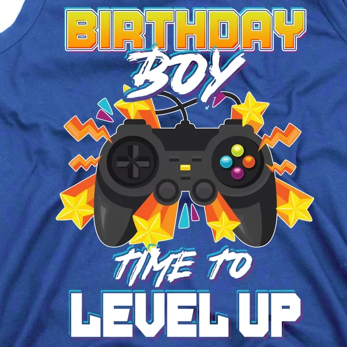 Birthday Boy Time to Level Up Video Gamer Cute Funny Tank Top