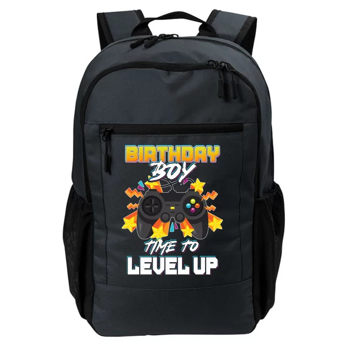 Birthday Boy Time to Level Up Video Gamer Cute Funny Daily Commute Backpack