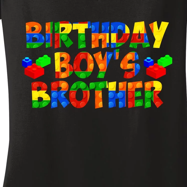 Birthday Boy's Brother Women's V-Neck T-Shirt