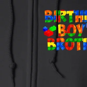 Birthday Boy's Brother Full Zip Hoodie