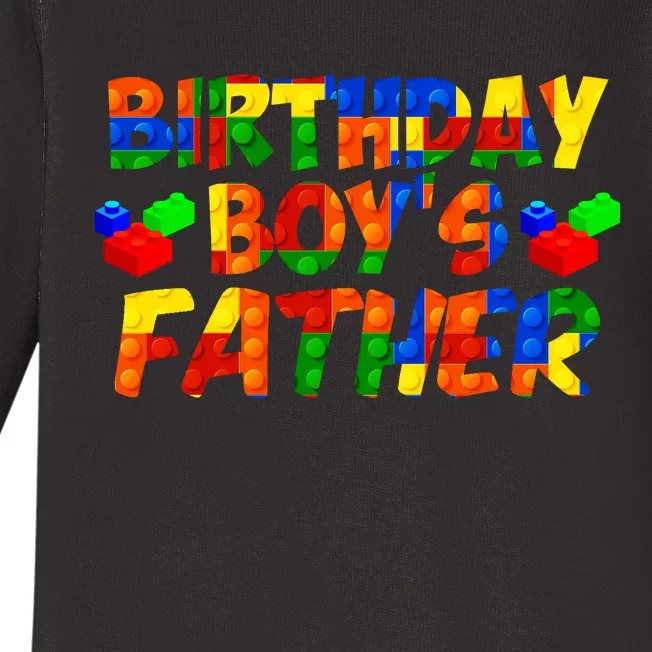 Birthday Boys Father Baby Long Sleeve Bodysuit