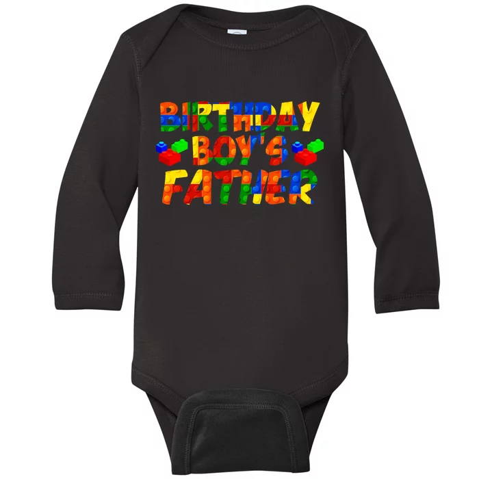 Birthday Boys Father Baby Long Sleeve Bodysuit