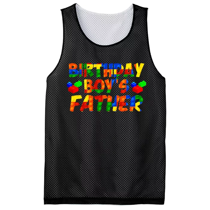 Birthday Boys Father Mesh Reversible Basketball Jersey Tank