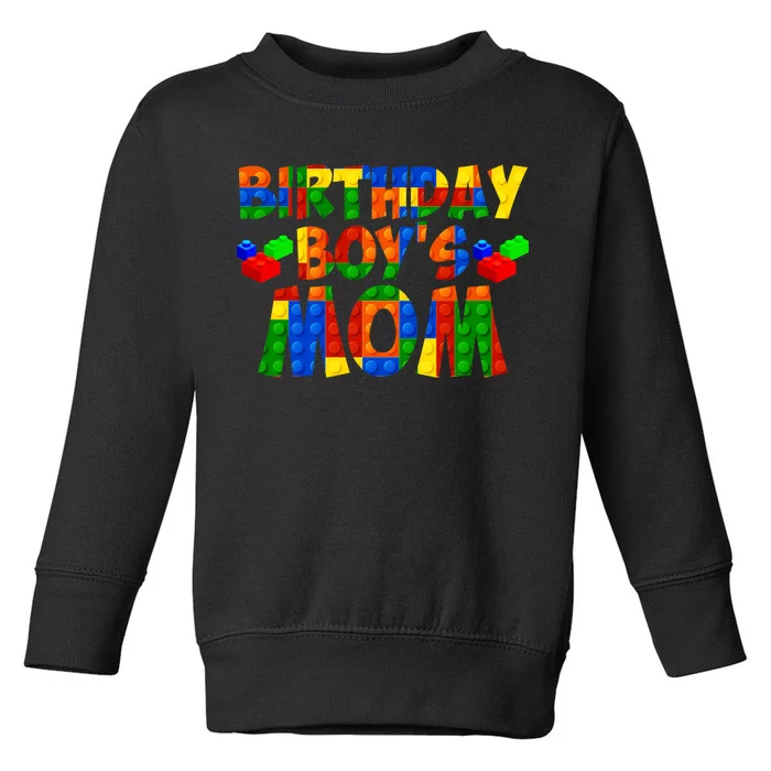 Birthday Boy's Mom Toddler Sweatshirt