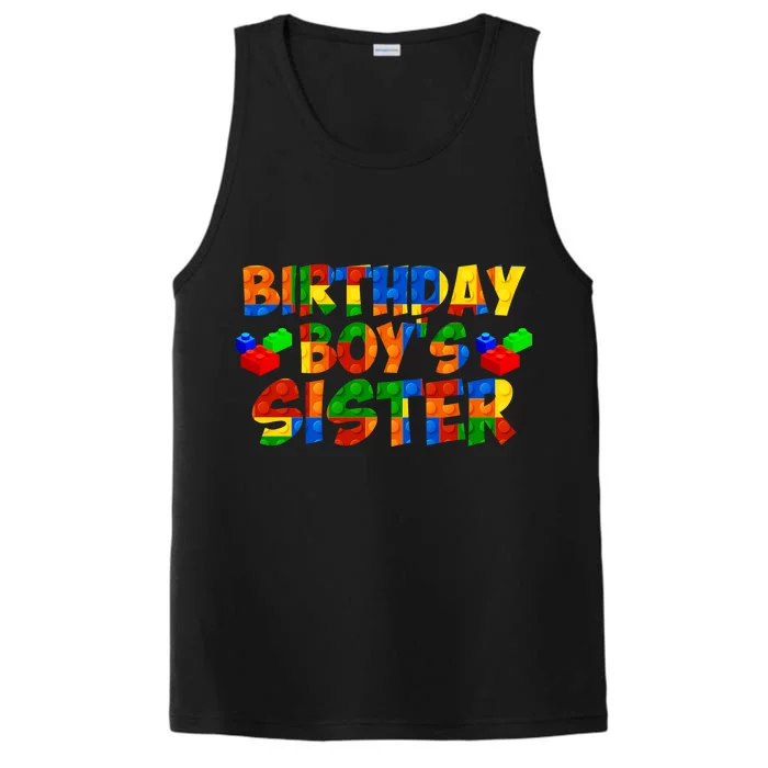 Birthday Boy's Sister Performance Tank