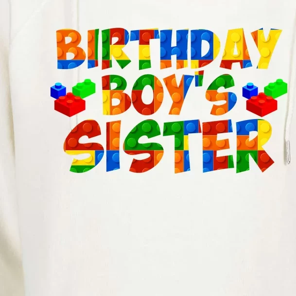 Birthday Boy's Sister Womens Funnel Neck Pullover Hood