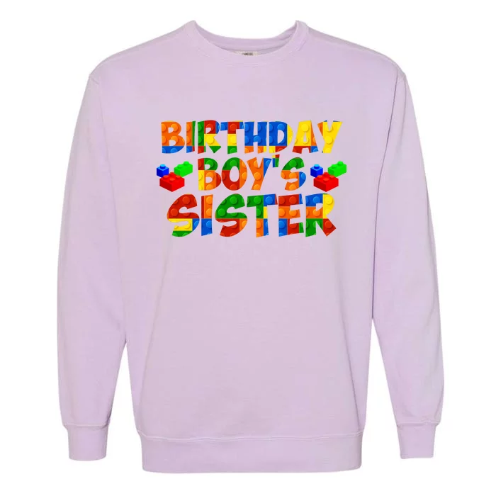 Birthday Boy's Sister Garment-Dyed Sweatshirt