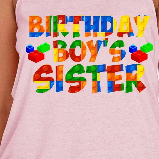 Birthday Boy's Sister Women's Knotted Racerback Tank