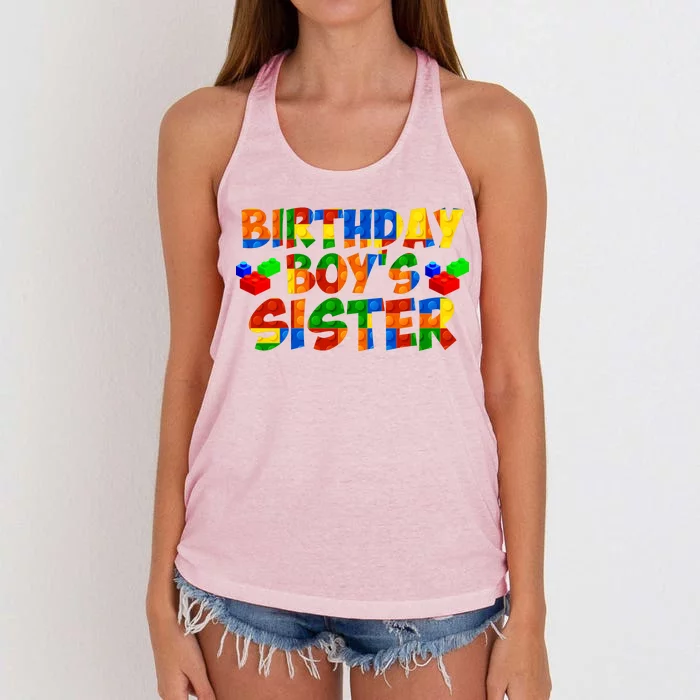 Birthday Boy's Sister Women's Knotted Racerback Tank