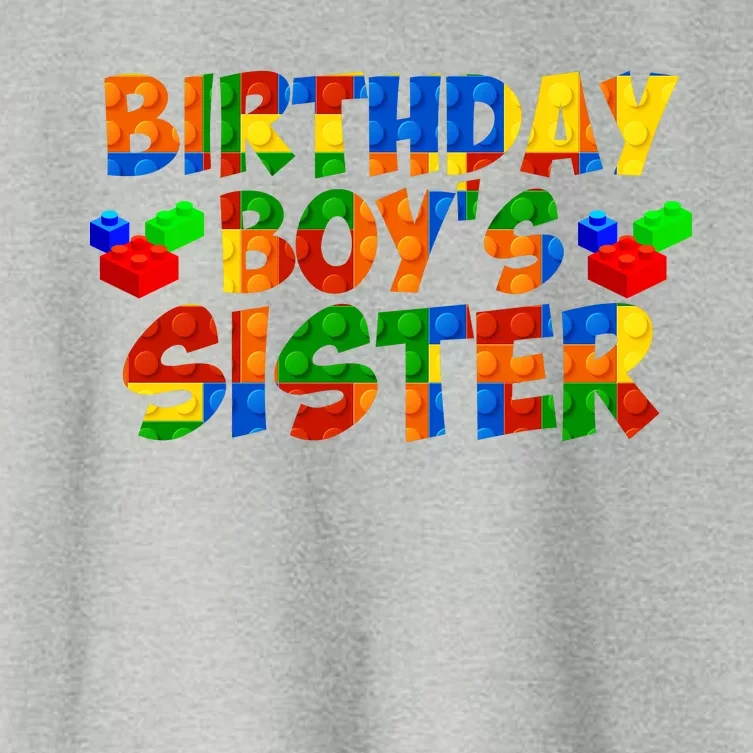 Birthday Boy's Sister Women's Crop Top Tee