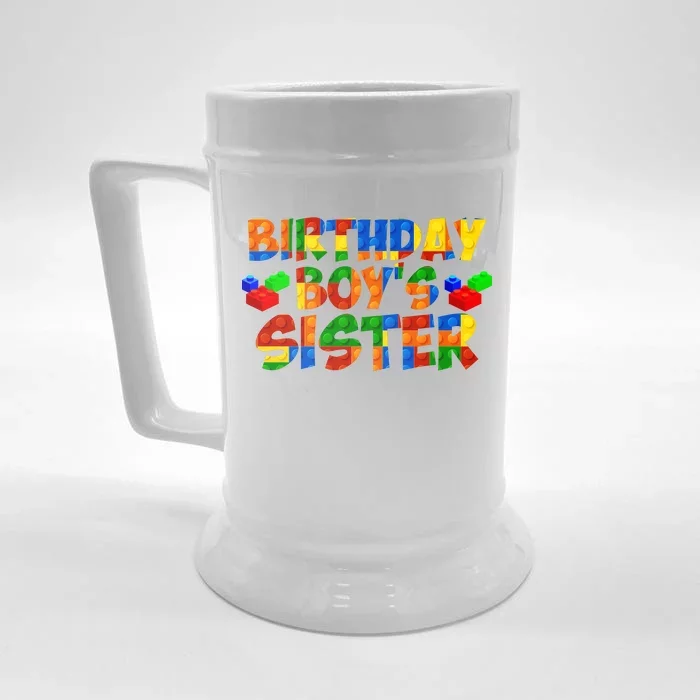 Birthday Boy's Sister Front & Back Beer Stein