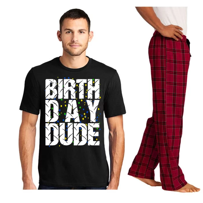 Birthday Dude With Confetti Pajama Set