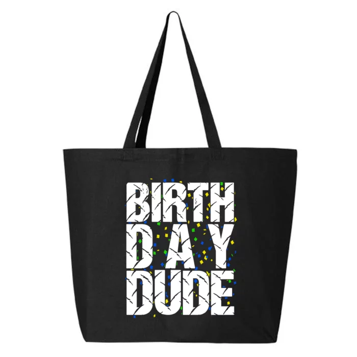 Birthday Dude With Confetti 25L Jumbo Tote